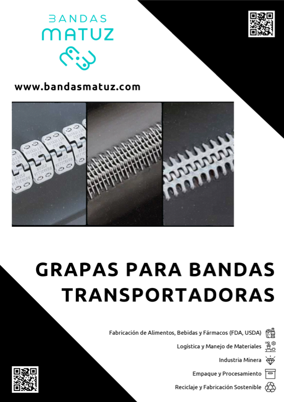 Catálogo grapas para bandas transportadoras
